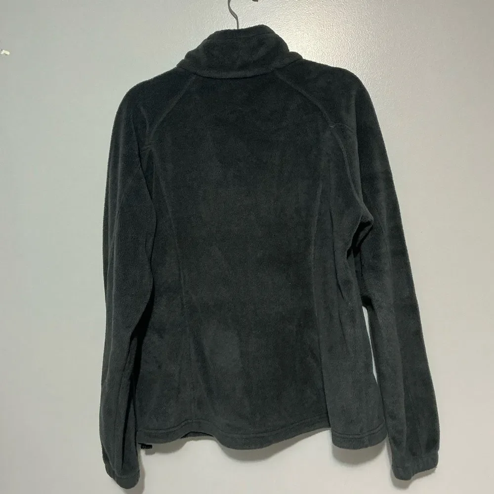 Columbia ladies black Fleece Jacket size XL